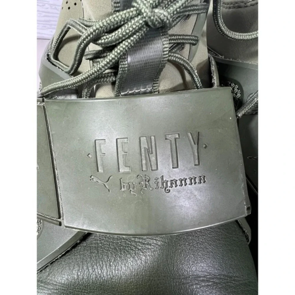 Fenty by Rihanna Puma Womens X Trainer Green Running Shoes Sneakers Size 7.5